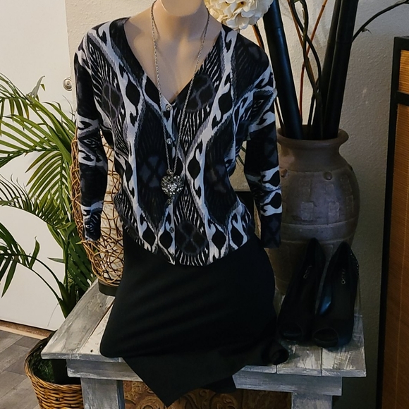 TORY BURCH SWEATER MEDIUM MULTI 100 WOOL LAME - Picture 9 of 16